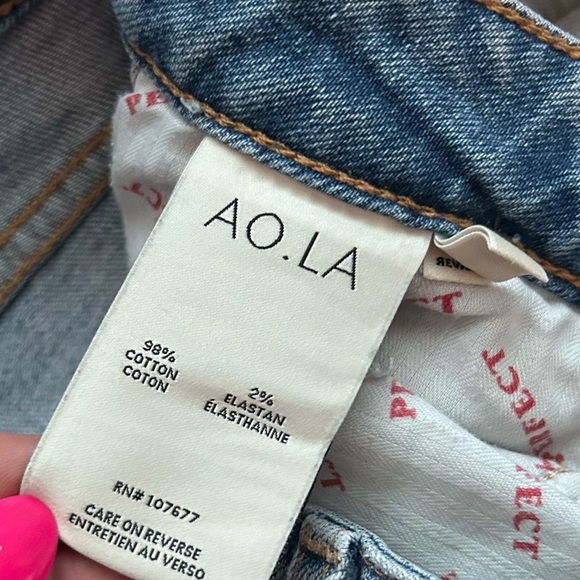 Alice + Olivia Perfect Cropped Kick Flare Jeans in Nothing to Lose Sz 25 - Picture 8 of 10